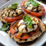 Caprese Grilled Chicken with Balsamic Reduction Recipe