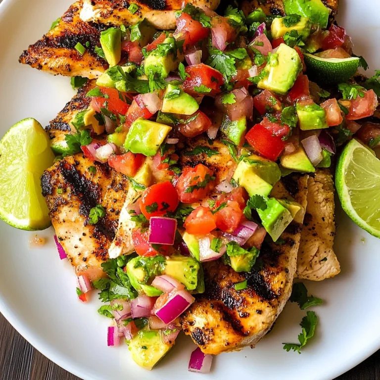 Cilantro-Lime Chicken with Avocado Salsa