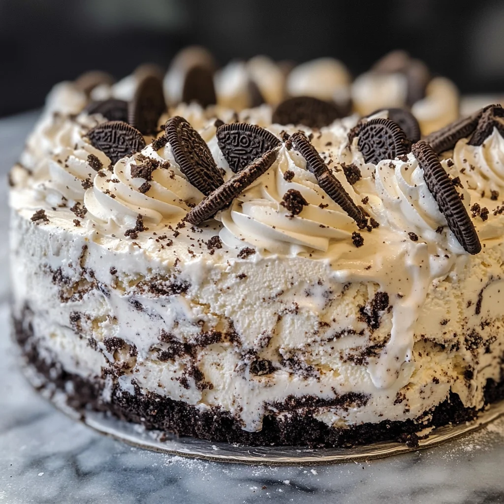 Cookies and Cream Ice Cream Cake