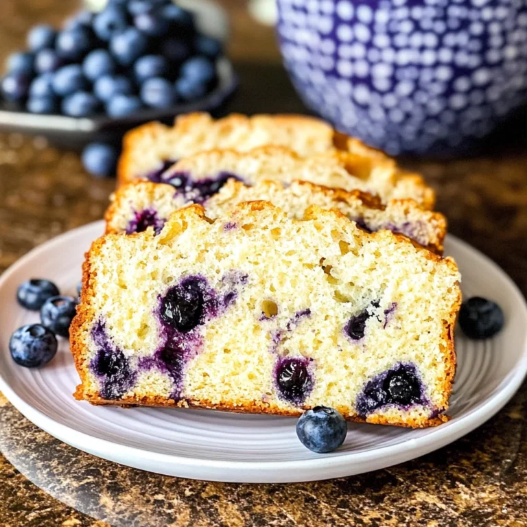 Cream Cheese Blueberry Bread