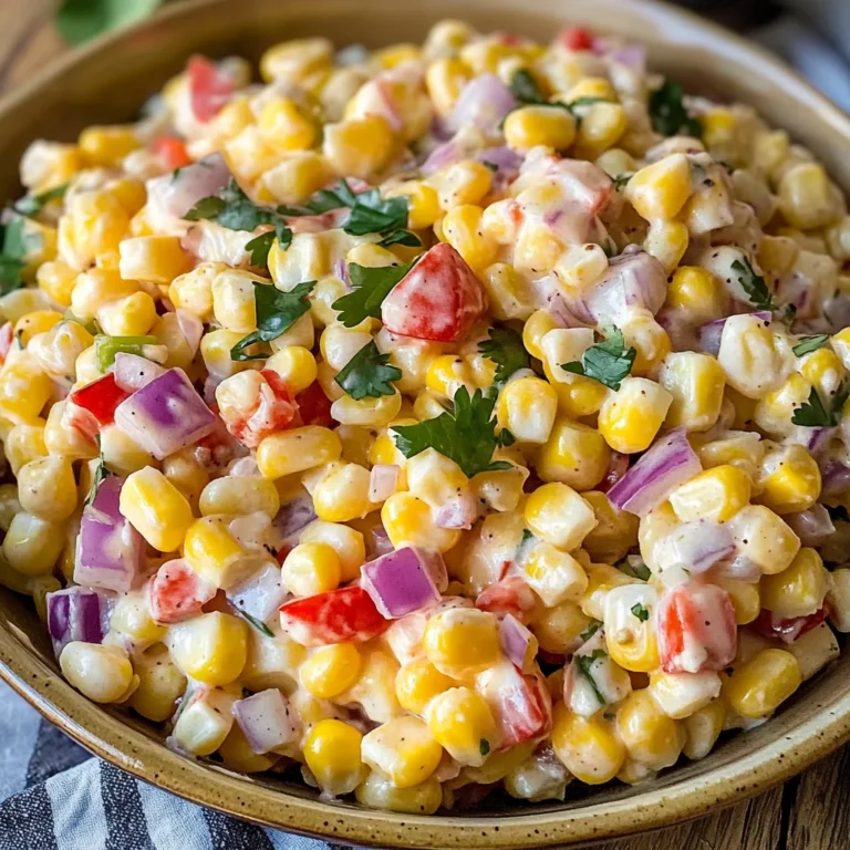 Creamy Corn Salad Recipe