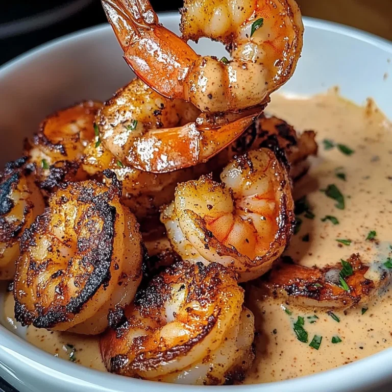 Crispy Cajun Shrimp With Creamy Sauce