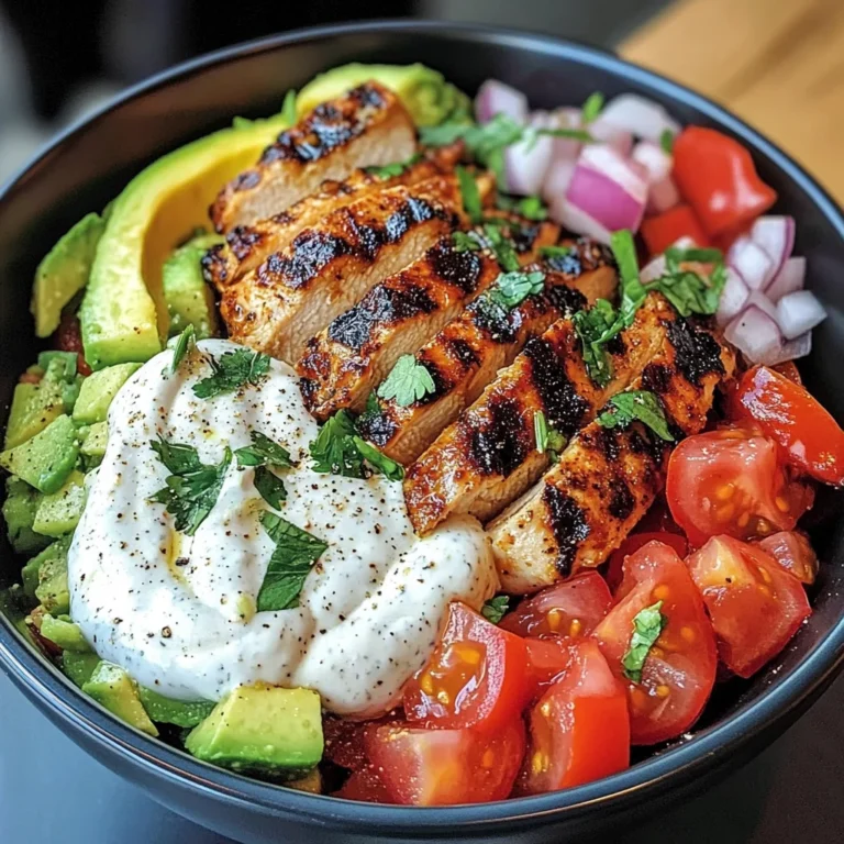 Grilled Chicken & Avocado Bowl