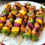 Hawaiian Chicken Kebabs