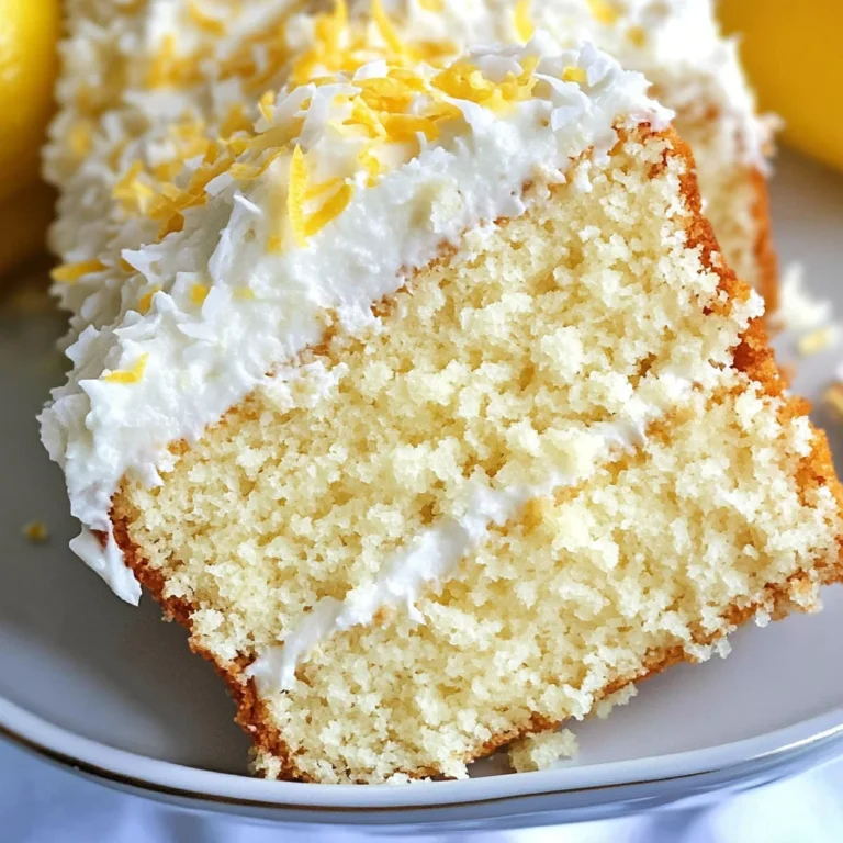 Lemon Coconut Cake