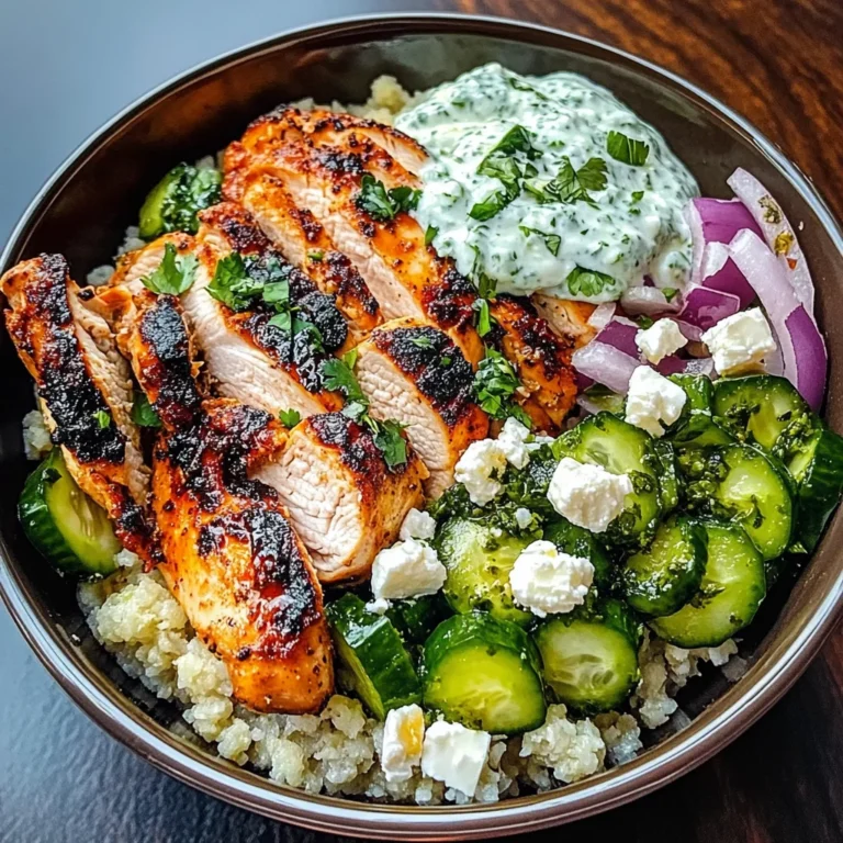 Mediterranean Chicken Bowls