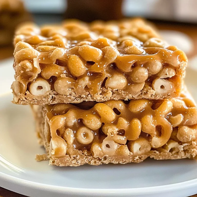 No Bake Peanut Butter Cheerio Bars