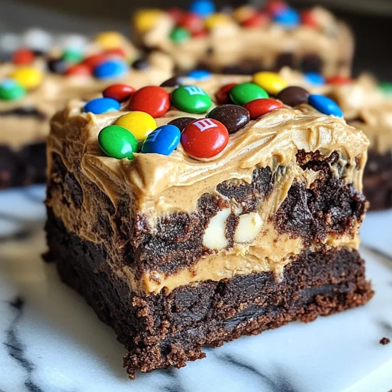 Peanut Butter Whip Brownies