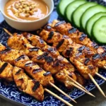 Thai Chicken Sate with Peanut Sauce