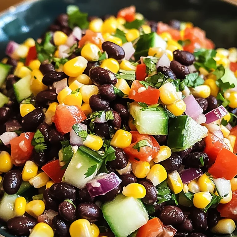 Black Bean Corn Salad Recipe