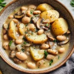 Cozy White Bean Mushroom Stew (Vegan)
