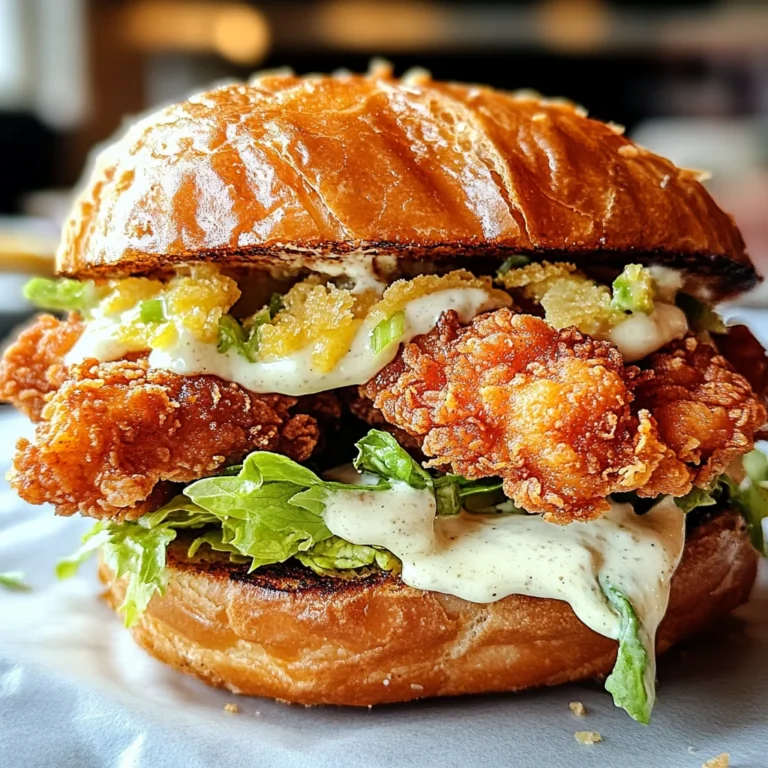 Crispy Chicken Caesar Sandwich