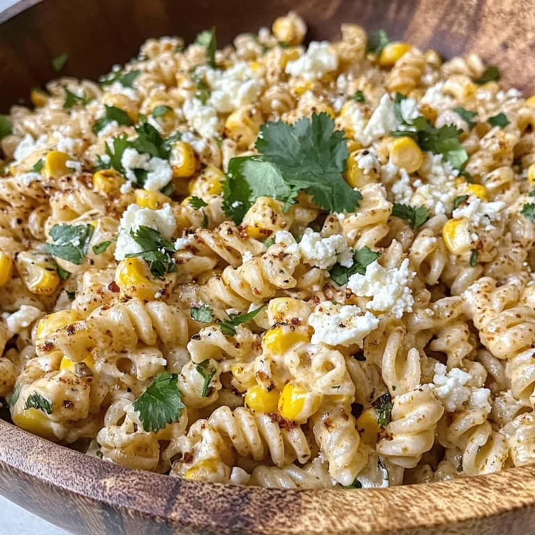 Elote Pasta Salad Recipe (Mexican Street Corn)