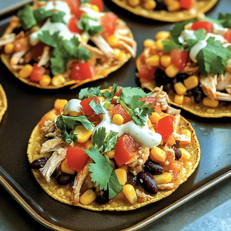 Mexican Rotisserie Chicken Tostadas