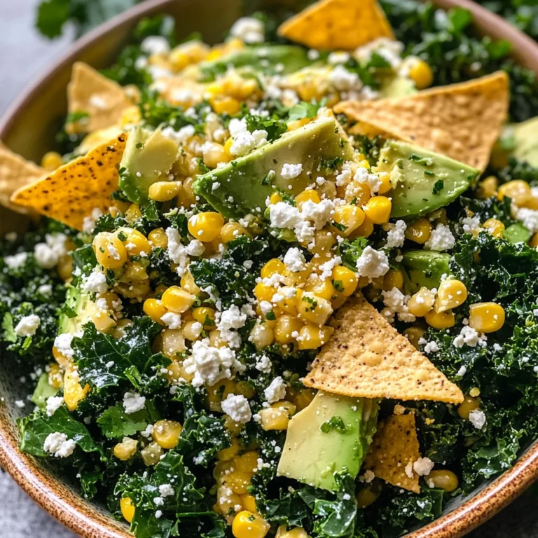 Mexican Street Corn Kale Salad