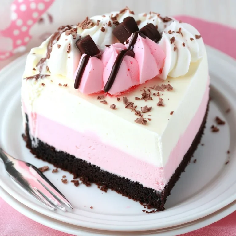 Neapolitan Ice Cream Cake
