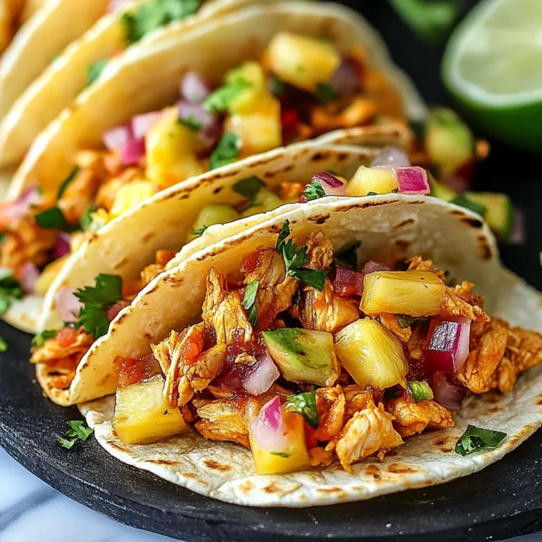 Pineapple Chicken Tacos