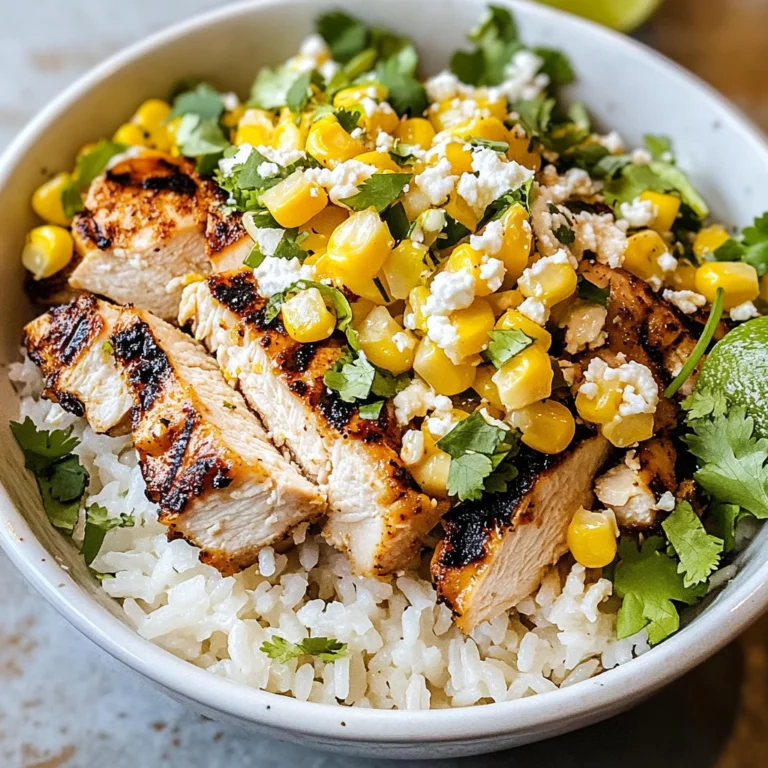 Street Corn Chicken Rice Bowl Recipe