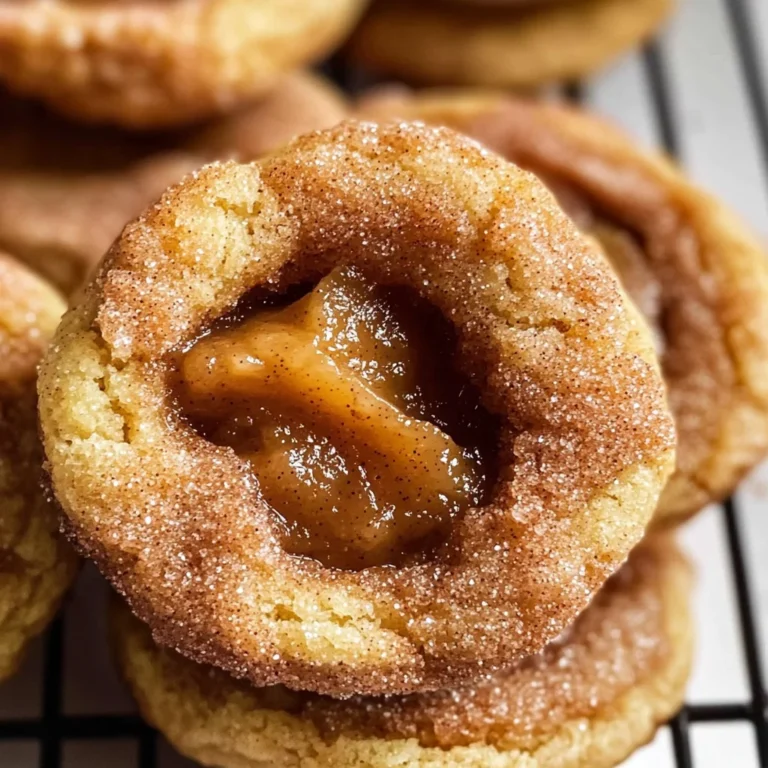 Apple Butter Snickerdoodle Cookies