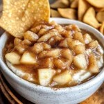 Apple Pie Dip with Cinnamon Sugar Tortilla Chips