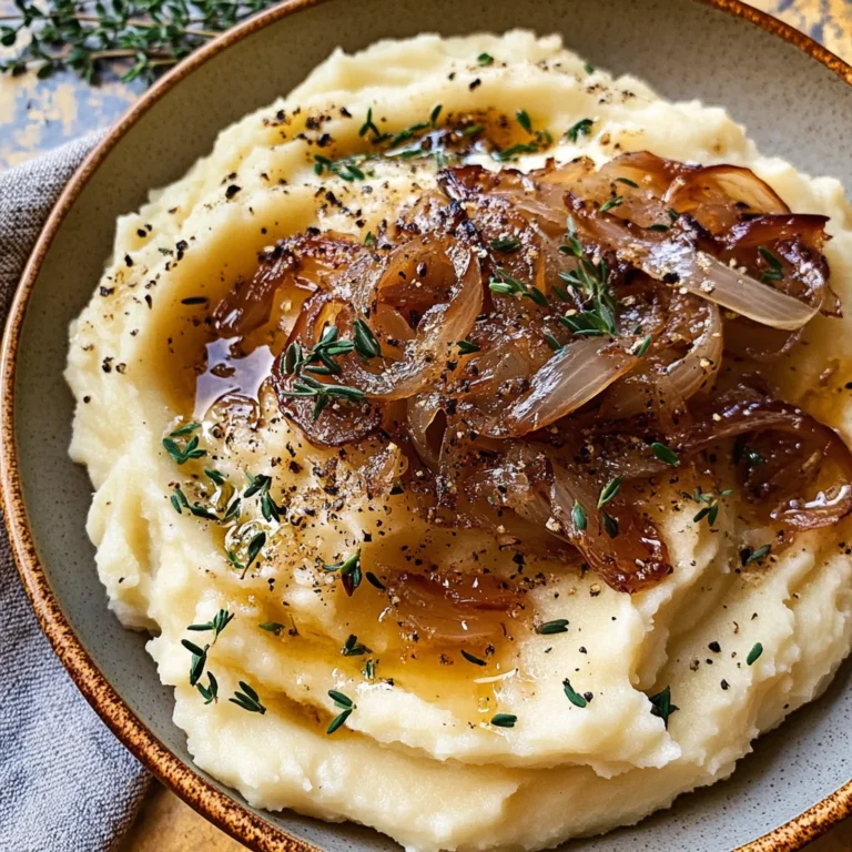 Best Ever Caramelized Onion Mashed Potatoes