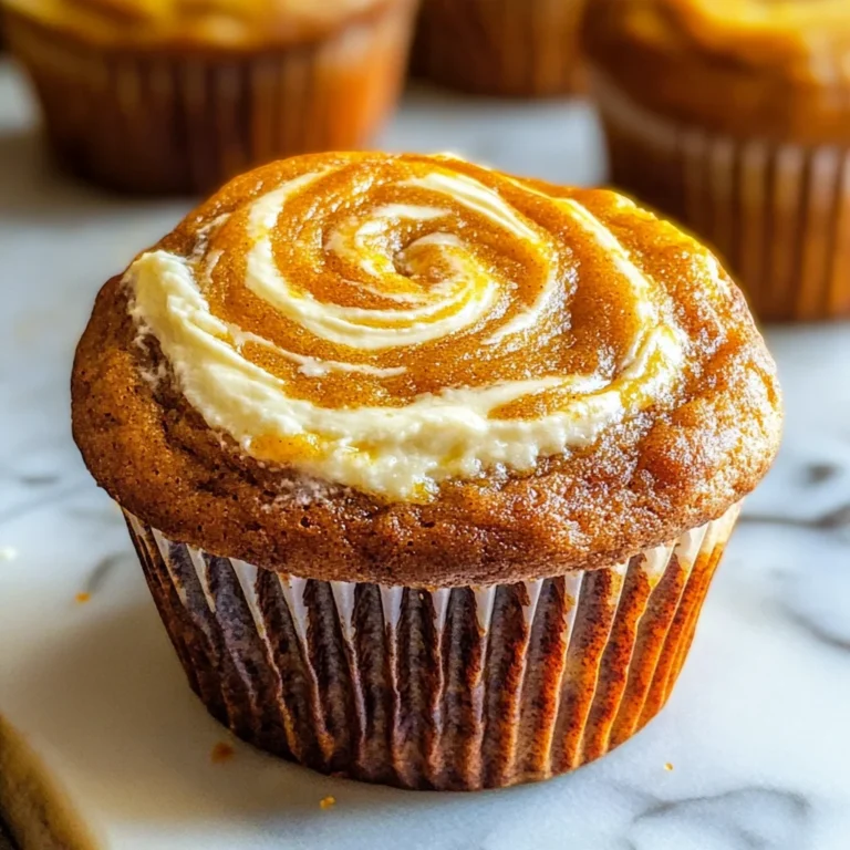 Best Swirled Pumpkin Cream Cheese Muffins