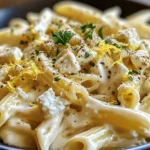 Creamy Lemon Feta Pasta Recipe