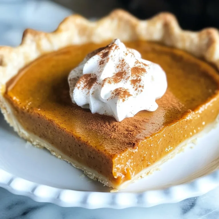 Easy Pumpkin Pie
