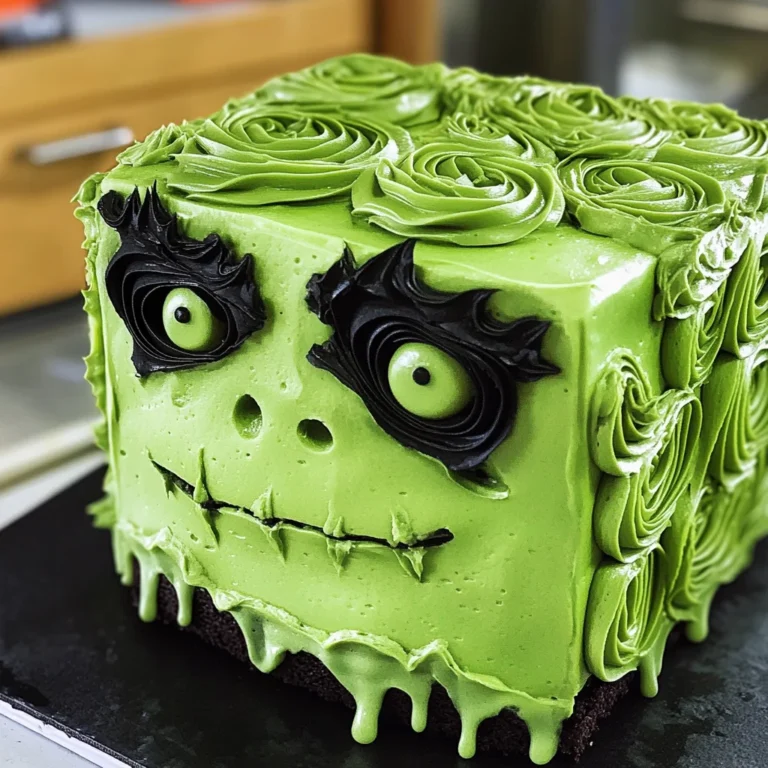 Frankenstein Cake
