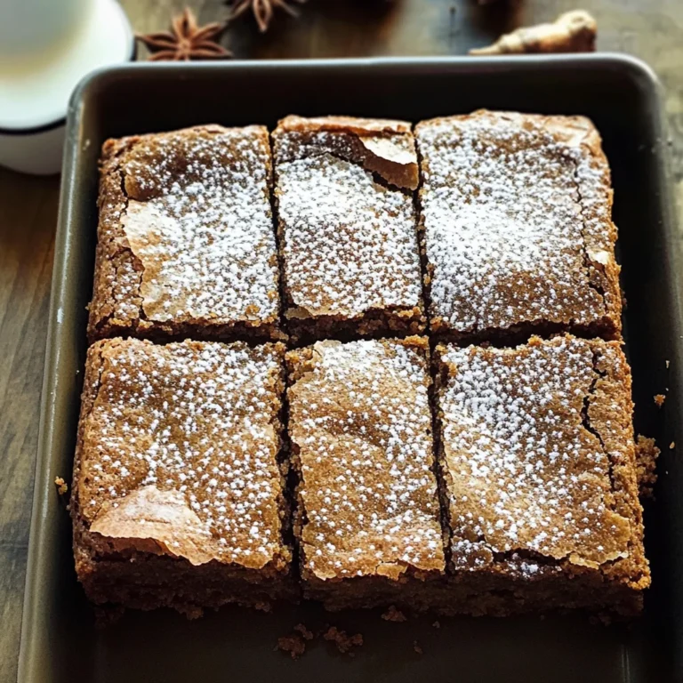 Gingerbread Brownies