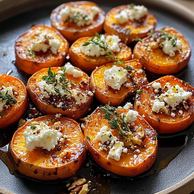 Honey Feta Sweet Potato Rounds: A Delicious & Easy Recipe