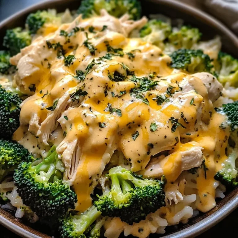 Irresistible Crockpot Creamy Broccoli Cheddar Chicken Delight