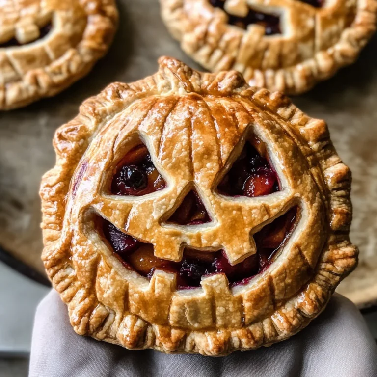 Jack-O-Lantern Hand Pies