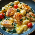 Lemon Chicken Gnocchi: Creamy One-Pot Dinner Delight