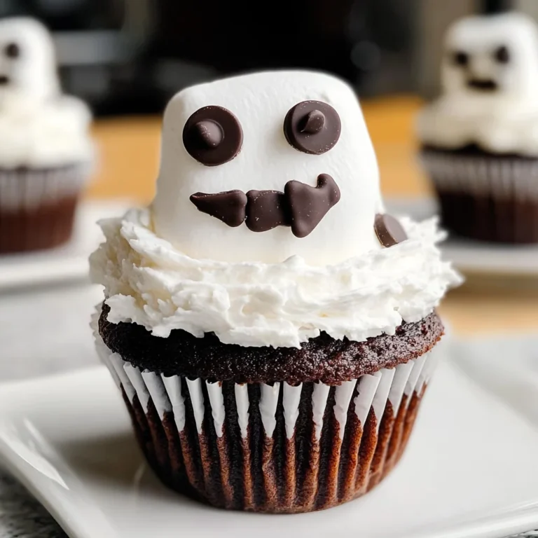 Marshmallow Ghost Cupcakes