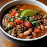 Pinto Beans Green Chile And Beef Soup