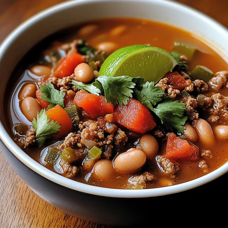 Pinto Beans Green Chile And Beef Soup