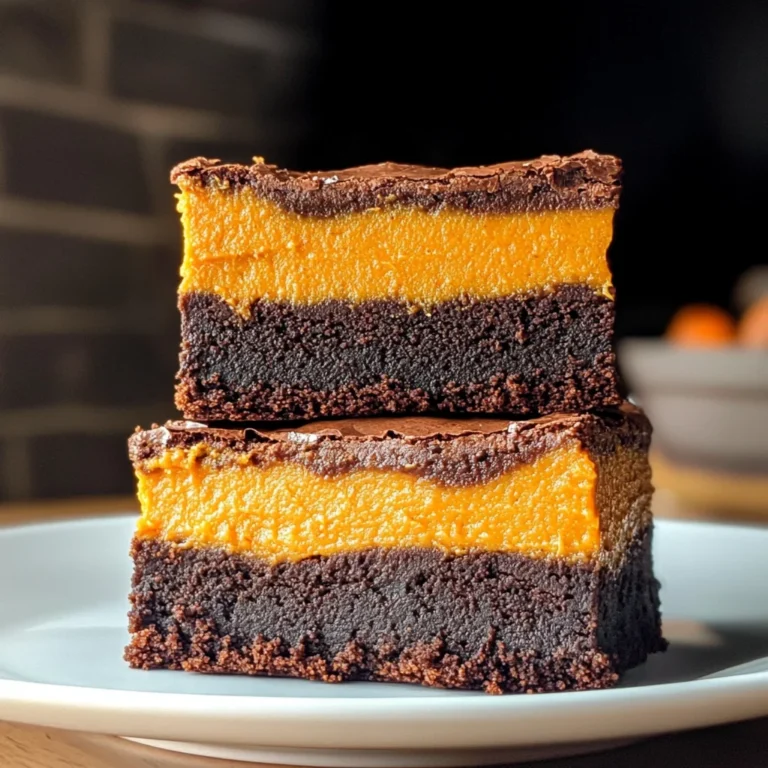 Pumpkin Brownies
