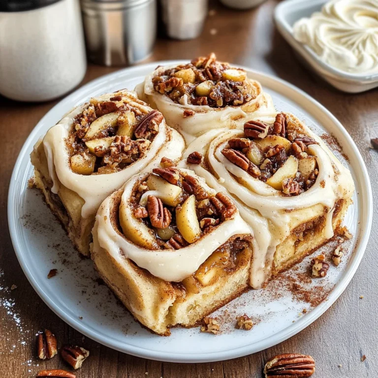 Soft-Baked Apple Cinnamon Rolls