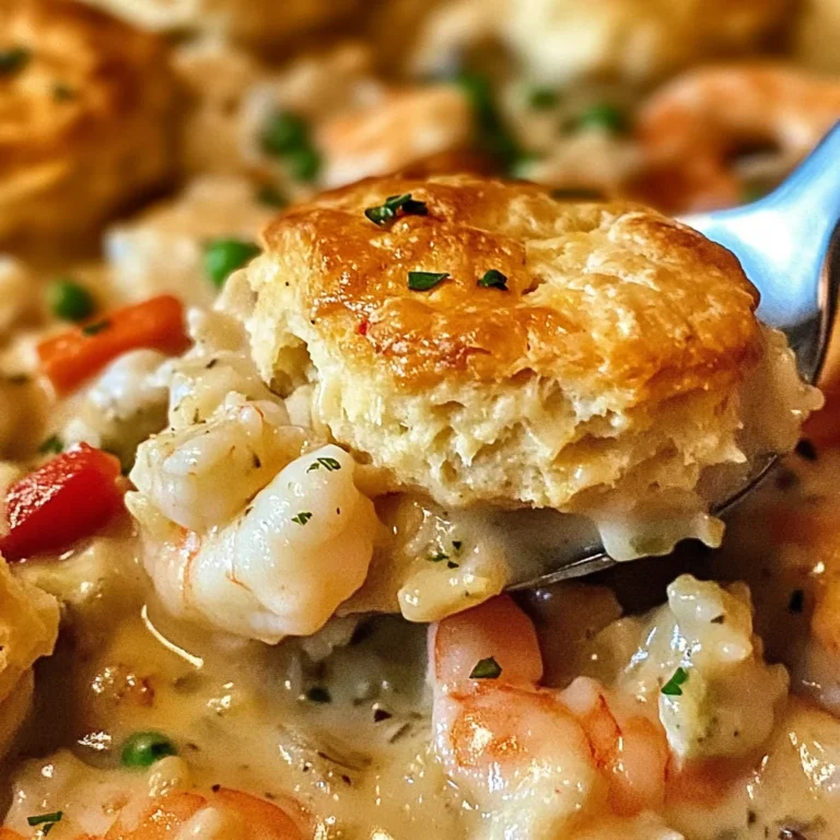 Cheddar Bay Biscuit Seafood Pot Pie: An Incredible Comforting Delight