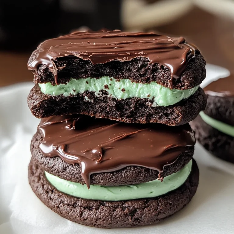 Chocolate Mint Cookies