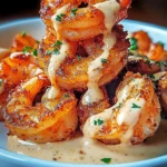 Crispy Cajun Shrimp with Creamy Sauce