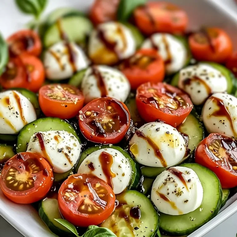 Cucumber Caprese Salad