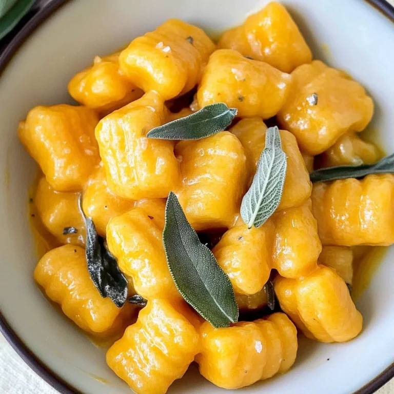 Easy Pumpkin Gnocchi