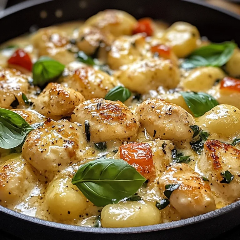 Garlic Chicken Gnocchi Skillet: A 30-Minute Wonder!