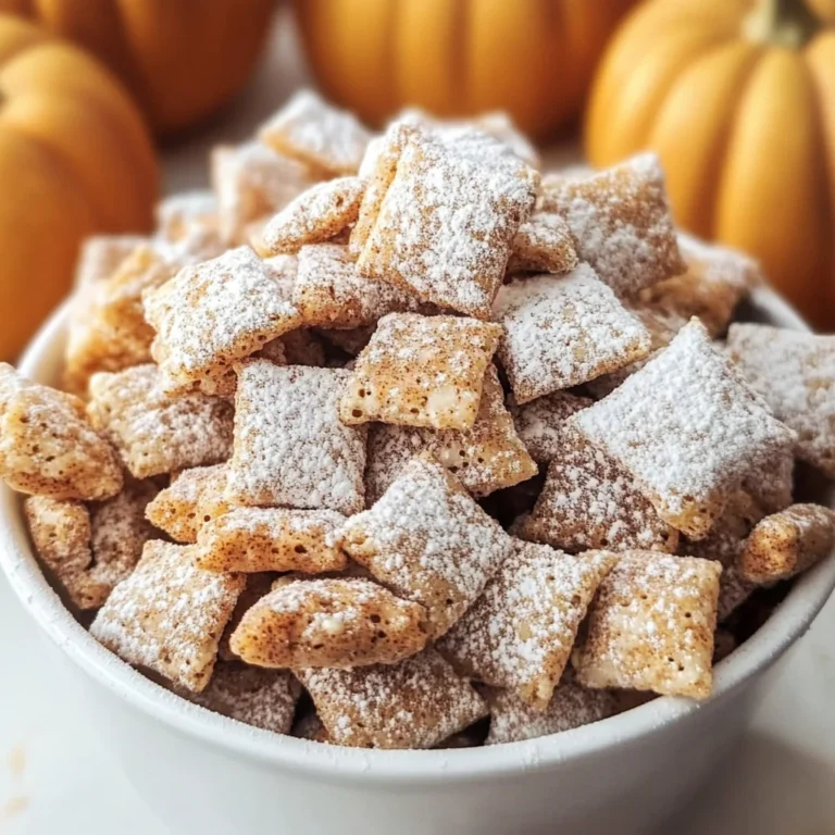 Pumpkin Spice Puppy Chow