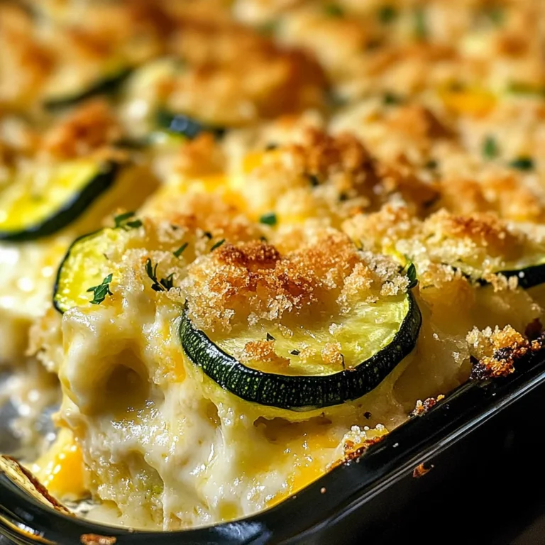 Quick Baked Zucchini Parmesan Casserole