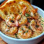 Shrimp Scampi Bowls with Garlic Bread