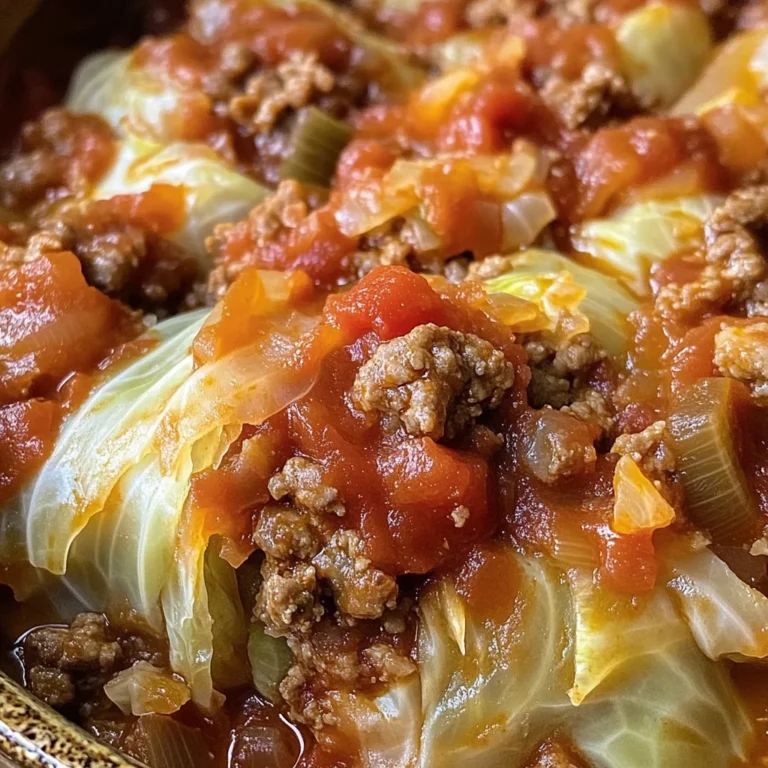 Slow Cooker Unstuffed Cabbage Rolls
