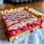 Strawberry Pop Tart Slab Pie Recipe